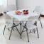 Contemporary Plastic Square Folding Dining Table