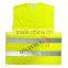 100% polyester men's safety vest with 3M tape