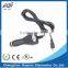 Car charger cigarette lighter plug adapter with electrical cable and mini 5 pin