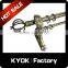 KYOK Crystal/diamond curtain rod finial & delicate curtain rod wholesale, double curtain pole bracket/holder, curtain parts