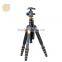 Q668 High quality 360 degree rotate camera tripod, 61'' portable compact phone stand holder digital DSLR camera tripod