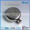 OVAL hip flask ,round shape hip flask with metal lid HFR003