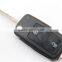Key transponder for VW with 2 buttons remote key blank shell