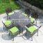 cast aluminum outdoor furniture/garden furniture cast aluminium with marble table face