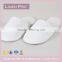 White Disposable Closed Toe Hotel Slippers SPA Slippers