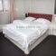 plain white terry bedding sheet
