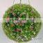 factory price decorative garden ornaments artificial topiary boxwood buxus ball with led light