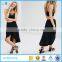 Latest Short Front And Long Back Skirts Wrap Over Frill Midi Skirt