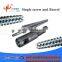 High Speed Conical Twin Screw Barrel for Plastic ABS Filament Extruder
