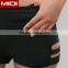 Hip up buttock plain color stretch fabric yoga shorts custom wholesale mini shorts sexy girl in tight short shorts