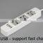 2500w Power Extension Socket With USB Charging Port