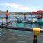 HDPE aquaculture floating cage farm for Uganda customers