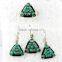 Morning Frost !! Turquoise 925 Sterling Silver Jewelry Set, Silver Jewellery India, Gemstone Silver Jewellery