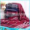 Wholesale 100% cotton terry loop plaid woven beach towel blanket stripes plaid beach towel