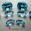 Sky Blue Topaz Semi Precious Gemstone Oval Cut Lot For White Gold Ring From Jaipur