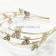 Fashion design butterfly metal headband