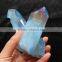 Blue Titanium Angel Aura Quartz Crystal Clusters Specimen