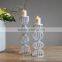 New design wholesale white metal candle holder aluminum candle holder