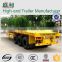 Widely used and high quality 3 axle 20ft /40ft flatbed container semi trailer /20ft /40ft flatbed container semi-trailer