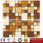 IMARK Mosaic Tile by Gold Foil Glass Mosaic Tiles, Spray Mosaic Tiles, Marble Mosaic Tiles Code IXGM8-001