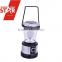 Portable Recharegable Sliver Lantern Solar LED Camping Light