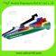 Self-locking double sided releasable injection hook cable ties
