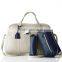 Designer woman leather overnight weekend bag