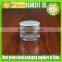 10 gram clear glass cream jar for face