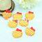 New arrival flatback resin cabochons resin donut resin foods for hair kids accessories DIY resin crafts