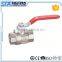 ART.1004 Hot sale low price 1/2 3/4 1 inch high pressure 600wog brass ball valve with butterfly handle for water made in china