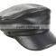 New Women's Black 100% Real Sheepskin Leather hat