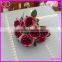 wholesale 9 heads silk rose bunch wedding artificial rose flower
