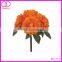 Romantic pink artificial flower peony bouquet for wedding