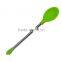 LFGB Approval Colorful Eco-friendly Silicone Stainless Steel Decorative Spoon