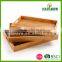 High quality eco-friendly bamboo serving tray , bamboo tray wholesales