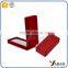 Luxury custom red small jewelry package box