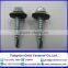 Self-drilling and tapping screws with collar ,Hexagon flange head , HDG /Galvanized with black /yellow zinc plated/blue white