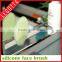 Eco-friendly wholesale easy clean soft facial care silicone face brush for lady