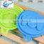 Eco-friendly Food Grade Folding Colorful Silicone Pet Dog Bowl For Travel
