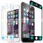 HUYSHE Hot Selling 0.33mm 9H Full Cover Smart Key Japan AGC Tempered Glass Screen Protector Black and White for iphone 6/6plus