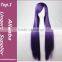 100 Cm Harajuku Anime Cosplay Wigs Young Long Straight Synthetic Hair Wig Bangs Blonde Costume Party Wigs For Women 22 Colors