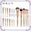 Professional cute makeup brush sets 5pieces metal handle soft synthetic kabuki make up brushes set
