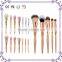 7/8pcs rose gold/silver/gold metal powder buffing makeup brush set foundation brush