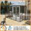 Walk in parrot enclousure cage yard extending from conservatory cat aviary welded run cage