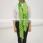 Beautiful green silk scarf with best price from Vietnam