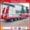 60 Ton Drop deck/Step deck Lowbed Semi Trailer for Heavy Equipment Use, 3 Axles type