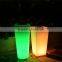 outdoor led luminous planter/ Decorative Plastic Flower Pot