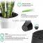 GreenSun large plastic planters with self watering system