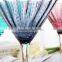 145ml Purple cocktail glass mug Blue cocktail galss mug Green martini glass