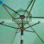 Hotsale outdoor beach green umbrella&hardware
